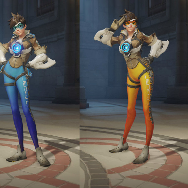 Tracer Victory Pose Over The Shoulder Slickster Magazine