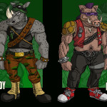 Rocksteady and Bebop