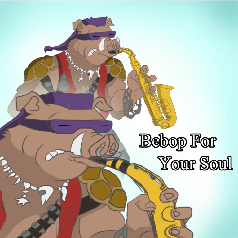 TMNT Bebop Saxophone