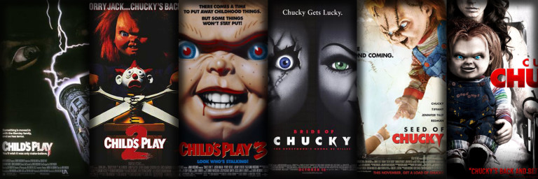 Evolution of Chucky banner