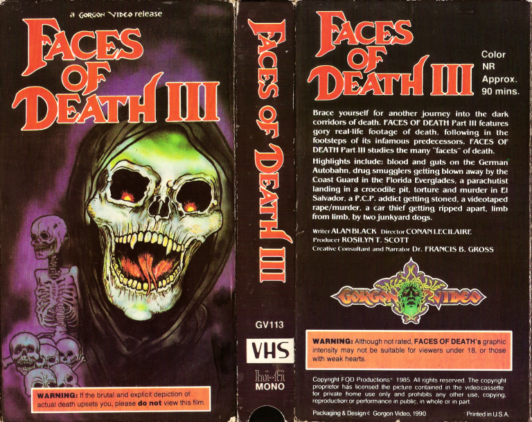 Faces of Death III