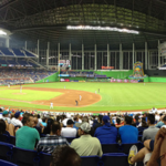 Alex Rodriguez,  ”Marlins Park” (CC BY 2.0) by  Alberto Cabello Mayero