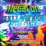 MegaCon Tampa Bay after party poster