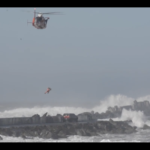 USCG Rescues man on Jetty