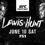 UFC fight night Lewis vs Hunt poster