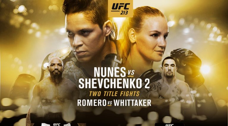 UFC 213 Main Card Preview and Predictions.