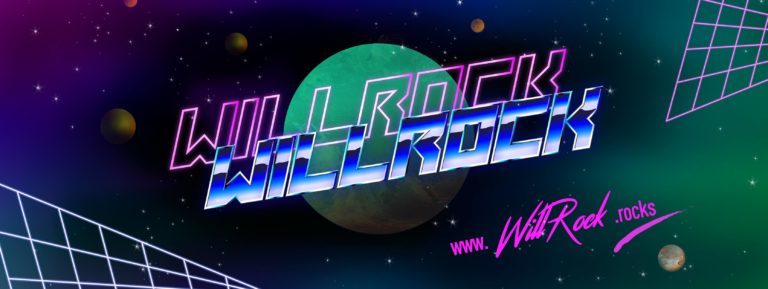 WillRock Banner Image, synthwave