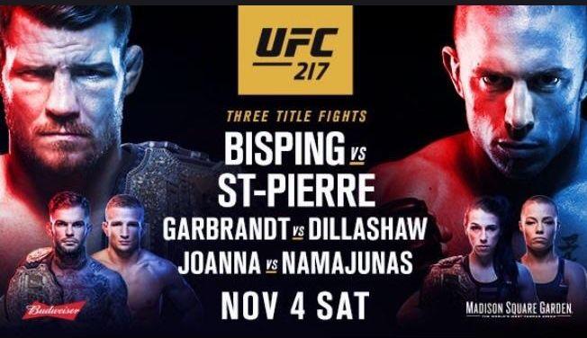 UFC 217: Bisping vs St-Pierre Main Card Preview and Predictions