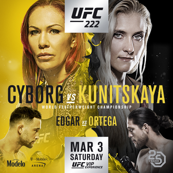 UFC 222: Cyborg vs Kunitskaya Main Card Preview & Predictions