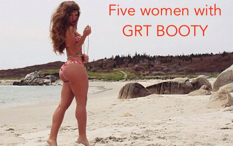 Five women with great BOOTY