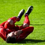 soccer player on field