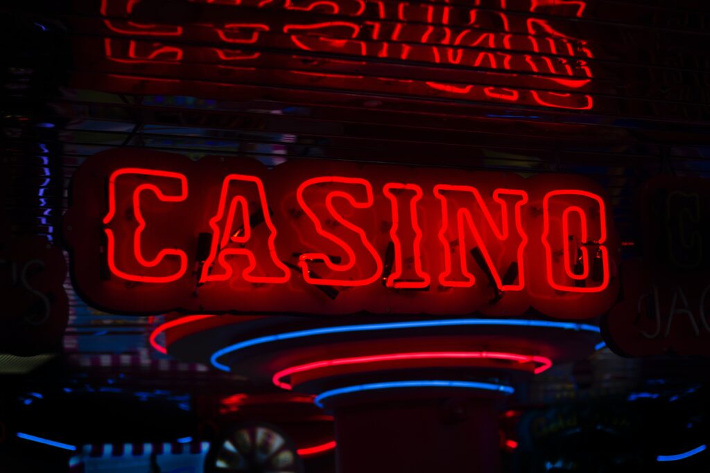 casino sign