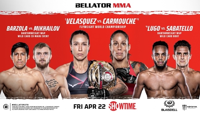 BELLATOR MMA 278: VELASQUEZ VS. CARMOUCHE